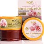 WOW FACE AND BODY SCRUB 200ML ROSE